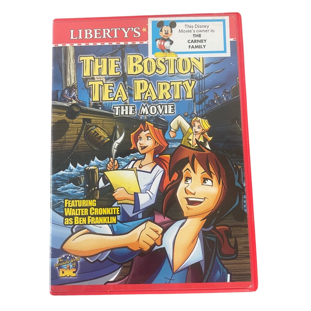 Libertys Kids Boston Tea Party DVD 2004 Movie DIC Educational History Cartoon V1